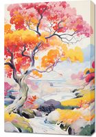 Obraz 60x90cm Roztańczony Krajobraz