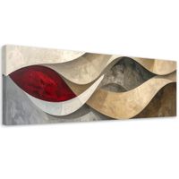 Obraz do salonu sypialni biura loftu, Abstrakcja linie 150x50