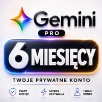 GEMINI PRO + VEO 3.1 6 MIESIĘCY PRYWATNE KONTO CHAT AI GOOGLE GEMINI