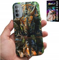ETUI DO MOTOROLA G31 / G41 - DINO DINOZAUR TRICERATOPSEM FUTERAŁ