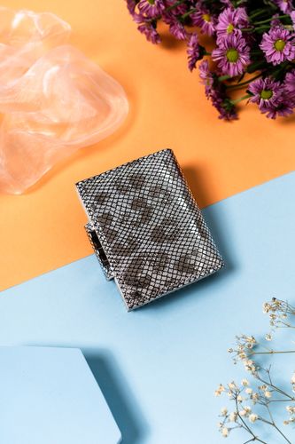 portfel damski skórzany 42329-mer-4287 silver na Arena.pl