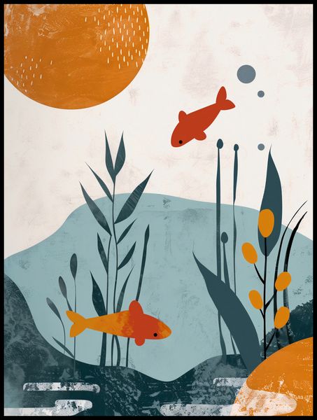 Plakat 75x100cm Podwodny Świat zdjęcie 2