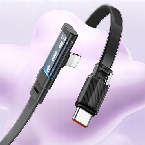 mcdodo kabel kątowy usb-c lightning płaski 36w do iphone 12 13 14 na Arena.pl