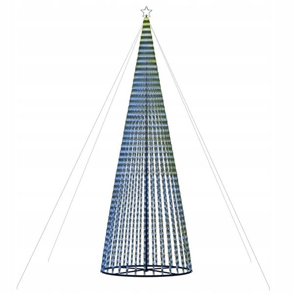 Choinka LED 1544 LEDs Niebieski 500 cm zdjęcie 6