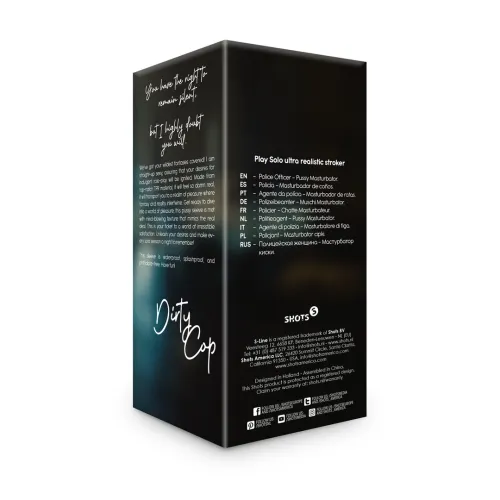 shots s-line model oficer policji - anatomiczna maszyna intymna tpr na Arena.pl