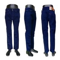 Męskie sztruksy Levi's 511 Slim Stretch 045115697 niebieskie Levisy W33/L30