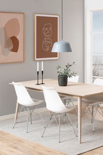 Krzesło Eris PP białe z tworzywa na Arena.pl