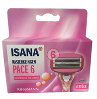 Isana Pace 6 wkłady do maszynki 4 szt.