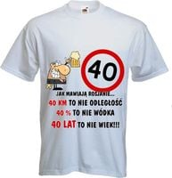 śmieszne koszulki na URODZINY 18 20 30 40 50 60