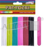 patyczki mix 6 kolorów, rozm. 114 x 10 x 2 mm