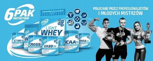6PAK CREATINE MONOHYDRATE 500g creatyna siła masa na Arena.pl