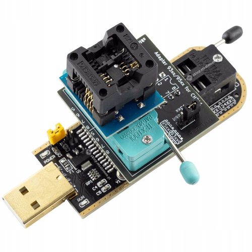 Mega zestaw programator EEPROM i Flash na CH341A pamięci serii 24 25 93 95 na Arena.pl