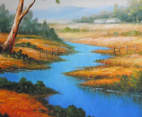 Pejzaż (50x60cm) na Arena.pl