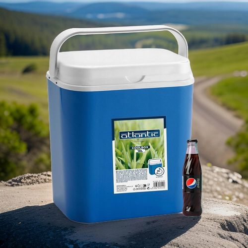 CHŁODZIARKA LODÓWKA 18L od KAMAI: NIEBIESKA, WZMOCNIONA RĄCZKA, made in EU na Arena.pl