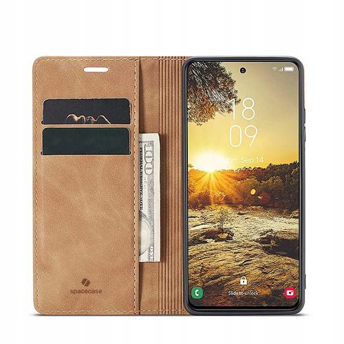 Spacecase Wallet Galaxy S24 Light Brown na Arena.pl