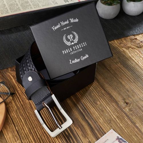 czarny pasek męski skórzany vintage 110 cm paolo peruzzi 03z01110 na Arena.pl