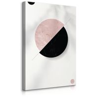 Obraz Do Salonu Koła Figury Geometryczne Marmur Styl Glamour 60cm x 90cm
