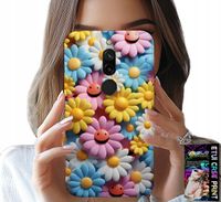 ETUI DO XIAOMI REDMI 8 - KOLOROWE KWIATKI, STOKROTKI FUTERAŁ CASE