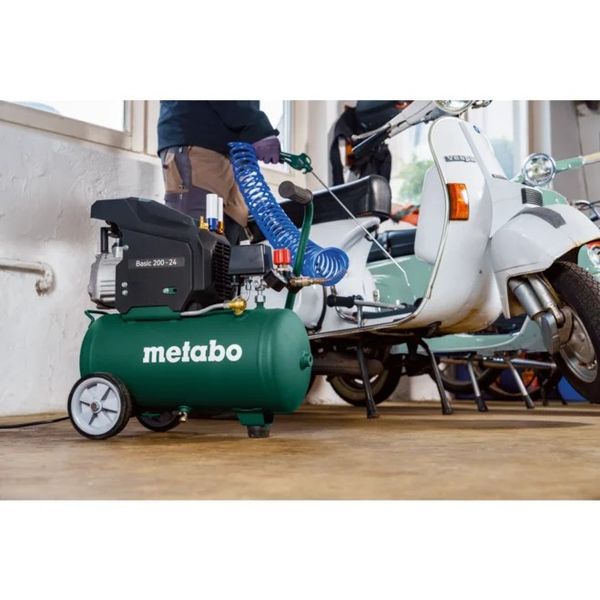 kompresor olejowy 24l basic 250-24 - me 601522000 zdjęcie 2