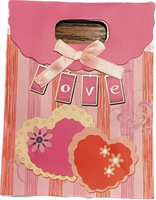 Torebka na Prezent Różowa Love