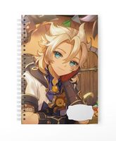 Zeszyt A5 100 stron w kratkę Genshin Impact - Albedo