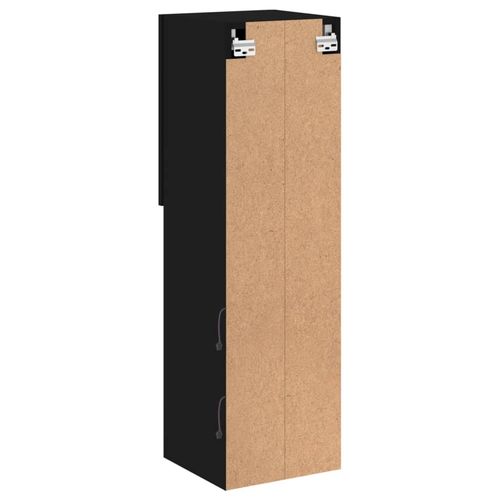 Szafka TV, z LED, czarna, 30,5x30x102 cm na Arena.pl