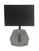 Animi lampa gabinetowa 1x40W E14 jasny szary