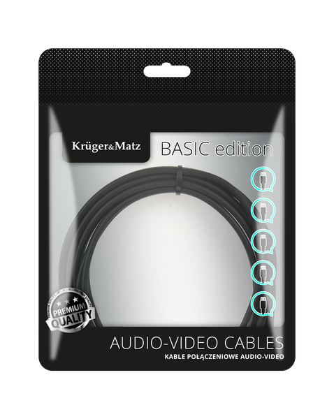Kabel optyczny 1m toslink Kruger&Matz Basic zdjęcie 2
