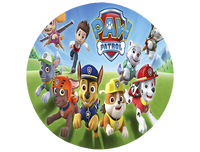 Opłatek na tort Psi Patrol