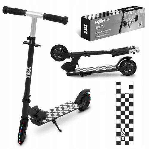 Hulajnoga składana SKIPO Chess koła LED 120 mm na Arena.pl