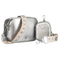 listonoszka damska ze skóry ekologicznej z odpinaną portmonetką - rovicky