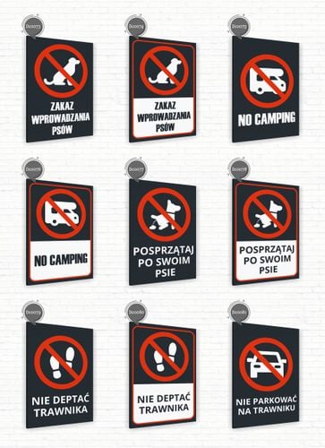 Tabliczka znak informacyjny 20x15 Antracyt PARKING KRÓTKOTERMINOWY Dibond na Arena.pl