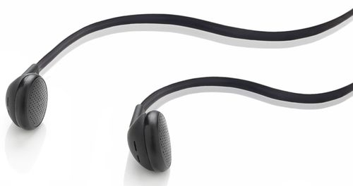 Słuchawk przewodowe Speak Flat czarne na Arena.pl