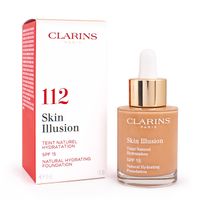 clarins skin illusion natural hydrating foundation spf 15 112c amber 30ml