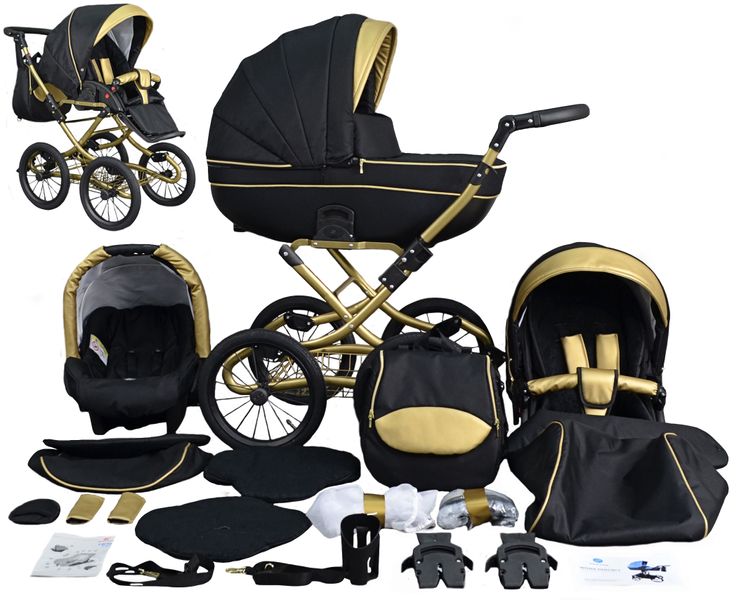 KLASYCZNY Wózek Dziecięcy Fabero Gold 3w1 Gondola Spacerówka Fotelik zdjęcie 2