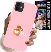 ETUI DO IPHONE 12 - ŚMIESZNE WZORY I LOVE YOU PIESEK OBUDOWA