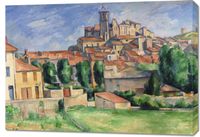 Obraz 100x70cm Gardanne, Paul Cezanne Vintage do Salonu