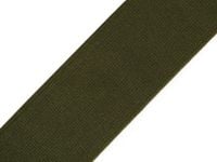 Guma płaska kolor 50 mm (1 mb) 7803 Leśny Zielony