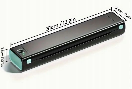 Przenośna drukarka termiczna A4 bluetooth Phomemo M08F dokumenty fatury zdjęcie 2