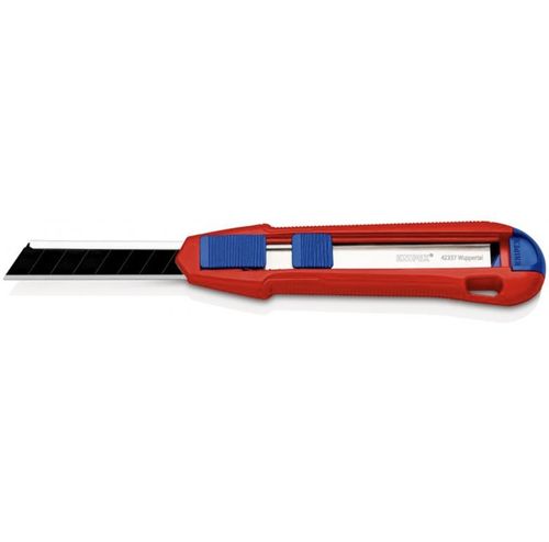 Knipex 90 10 165 BK nóż łamane ostrze 18 mm tapeciak z zapasowym na Arena.pl
