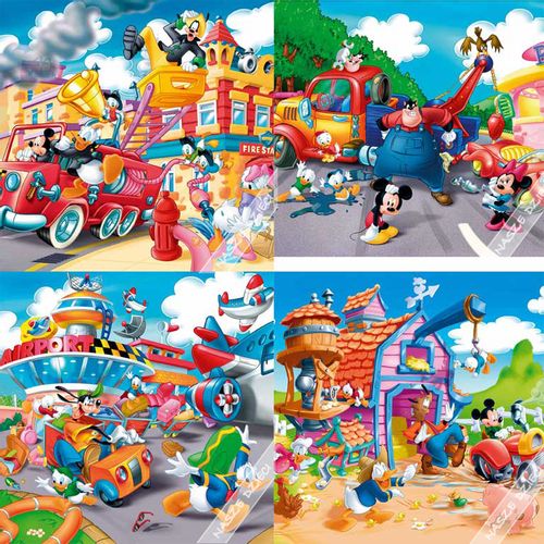 CLEMENTONI 20517 Puzzle 4 x 6el. MICKEY na Arena.pl