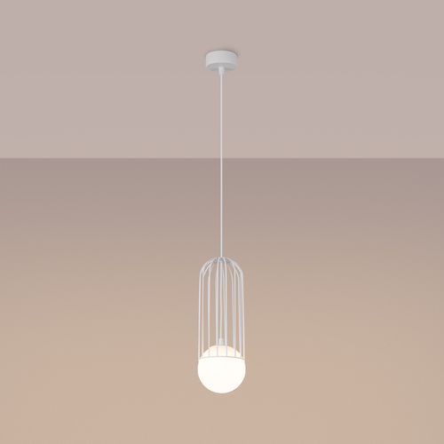 Lampa wisząca BRINA 1 biała na Arena.pl