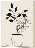 Obraz 70x100cm Prostota Doniczki