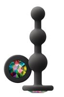 glams ripple rainbow gem black