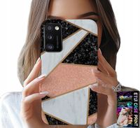 ETUI DO SAMSUNG GALAXY A41 - ELEGANCKIE MODNE WZORY CASE + SZKŁO