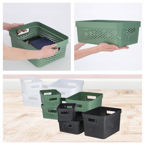 Curver Pojemnik Pudełko Ażurowe Eko 11 L Zielony na Arena.pl