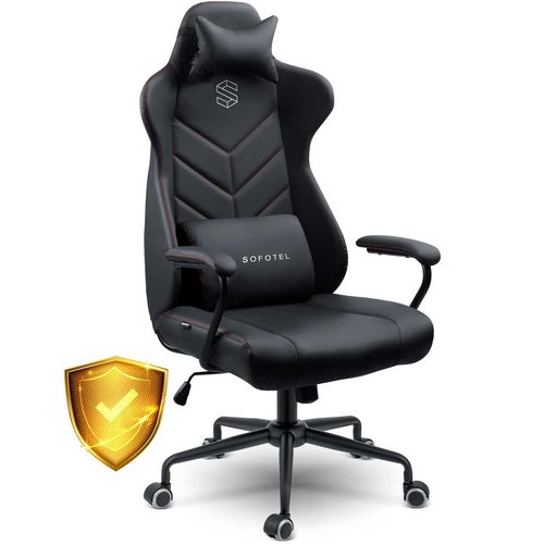 Fotel biurowy Sofotel Werona - czarny - 2580 na Arena.pl