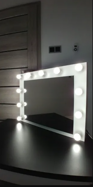 Lustro WHITE do makijażu / makeupu 80 x 60 zdjęcie 1