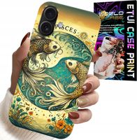ETUI DO IPHONE 16 - ZNAK ZODIAKU, RYBA ASTRONOMIA + FOLIA