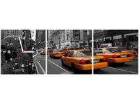 30 90CM OBRAZ 3 ELEM MANHATTAN TAXI ŚCIENNY PŁOTNO DRUK